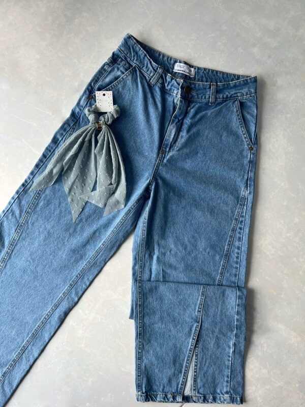 JEANS WIDE LEG BAGGY C/ TAJO BUZIOS art 1256